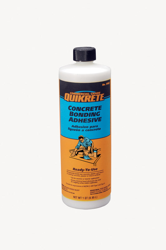 Quikrete White High Strength Liquid Concrete Bonding Adhesive 1 qt. for Indoor & Outdoor Use