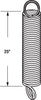 Prime-Line 25 in. L 120 lb Garage Door Spring