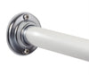 Zenith Products Shower Rod 60 in. L Chrome Silver