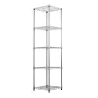 MonsterRax 72 in. H X 18 in. W X 18 in. D Steel 5-Tier Shelving Unit