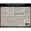 Old Masters Semi-Transparent Rich Mahogany Oil-Based Alkyd Gel Stain 1 qt