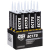 OSI SC175 White Synthetic Rubber Acoustical, Draft, Smoke & Sound Insulating Sealant 28 oz (Pack of 12).