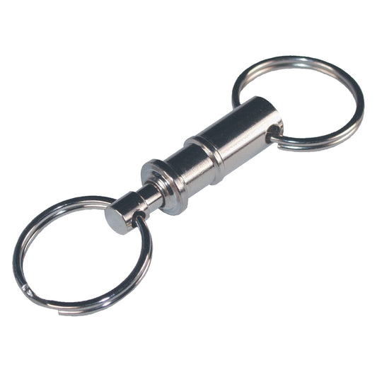Hillman Metal Silver Valet Key Chain (Pack of 50).