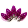 Holiday Bright Lights Incandescent C9 Purple 25 ct Replacement Christmas Light Bulbs 0.08 ft.