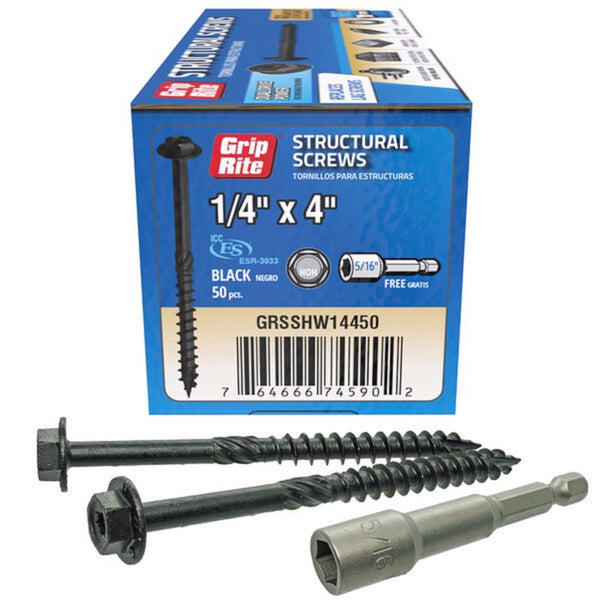 TORNILLO DE CONTROL DE FUERZA DE 4" DE L, PAQUETE DE 50