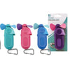 O2 Cool 4.72 in. H x 3 in. Dia. 1 speed Battery Misting Fan (Pack of 12)