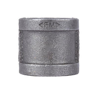 BK Products 1/8 in. FPT x 1/8 in. Dia. FPT Black Malleable Iron Coupling