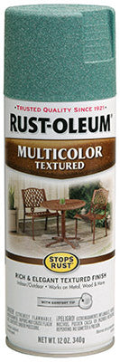 Rustoleum 239119 12 Oz Sea Green Multicolor Textured Spray (Pack of 6)