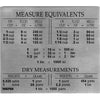 Norpro Silver Stainless Steel Measure Equivalent Magnet