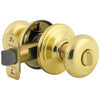 Kwikset Juno Polished Brass Privacy Lockset 1.75 in.