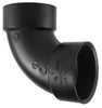 Charlotte Pipe 4 in. Hub X 4 in. D Hub ABS 90 Degree Elbow