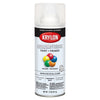 Krylon ColorMaxx Satin Crystal Clear Paint + Primer Spray Paint 12 oz (Pack of 6)