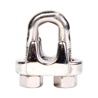 Koch Industries Polished Stainless Steel Wire Rope Clip (Pack of 10)