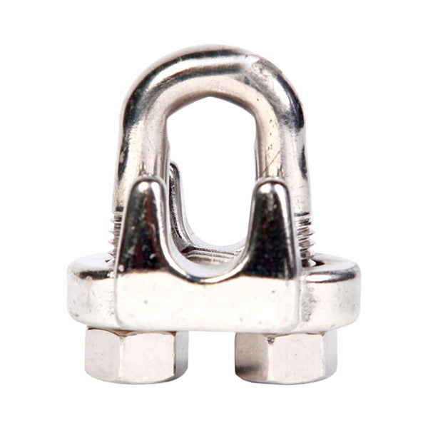 Koch Industries Polished Stainless Steel Wire Rope Clip (Pack of 10)