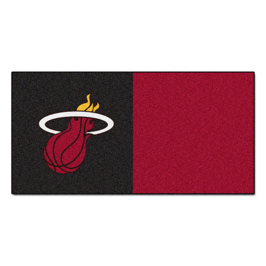 NBA - Miami Heat Team Carpet Tiles - 45 Sq Ft.