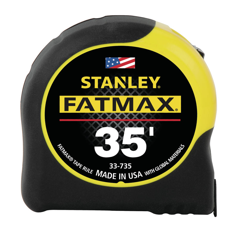 STANLEY FatMax 35 ft. L X 1.25 in. W Compact Wide Blade Tape Measure 1 ...