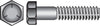 Hillman 1/4 in. D X 2 in. L Heat Treated Zinc Steel Hex Head Cap Screw 100 pk