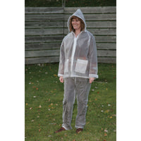 Boulder Creek Clear Vinyl Three Piece Rain Suit X-Large