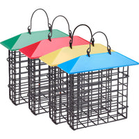 Suet Feeder With Weather Guard, Assorted, Single