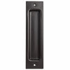 National Hardware 8 in. L Oil Rubbed Bronze Brown Steel Flush Mortise Finger Pull