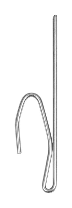 Kenney Silver Pin On Hook 3 in. L