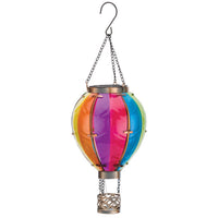 Regal Art & Gift Multicolored Glass/Metal 15 in. H Hot Air Balloon Lantern (Pack of 4)