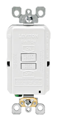 Leviton SmartlockPro 20 amps 125 V Duplex White GFCI Outlet 5-20R 1 pk - Deal of The Week