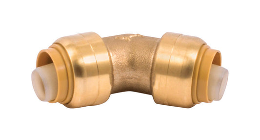 SharkBite Push to Connect 1/2 in. PTC X 1/2 in. D PTC Brass 45 Degree Elbow