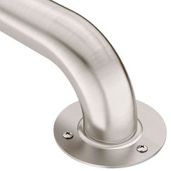 BARRA DE APOYO CON TORNILLO EXPUESTO DE 18" DE ACERO INOXIDABLE