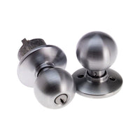 Schlage Orbit Satin Chrome Storeroom Door Knob 1-3/4 in. - Deal of The Week