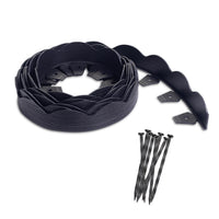 Dimex EasyFlex 20 ft. L Plastic Black Landscape Edging Kit (Pack of 3)