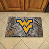 West Virginia University Camo Rubber Scraper Door Mat