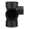 Charlotte Pipe 3 in. Hub X 3 in. D Hub ABS Sanitary Tee