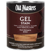 Old Masters Semi-Transparent Dark Mahogany Oil-Based Alkyd Gel Stain 1 qt