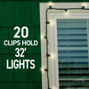 3M Command Strips Clear Outdoor Light Clips with Command� Adhesive (Strips Pack of 4)