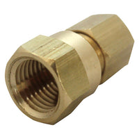 1/4 in. Compression X 3/8 in. D FPT Brass Coupling (Pack of 5)