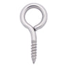 Hampton 7/16 in. Dia. x 1-5/8 in. L Polished Stainless Steel Screw Eye 60 lb. 1 pk (Pack of 20)