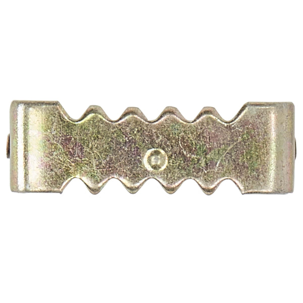 V2538-1 Perchas para cuadros con dientes de sierra de 1" con capacidad de peso de 5 lb, paquete de 3 - Amarillo