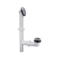 Keeney Lok stop 1-1/2 in. D Chrome Plastic Bath Drain