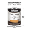 Old Masters Professional Semi-Transparent Maple Oil-Based Alkyd Fast Dry Wood Stain 1 qt (Pack of 4)