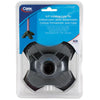 Carex Health Brands Black Self-Standing Cane Tip Rubber 2.65 in. H X 4.75 in. L - Deal of The Week