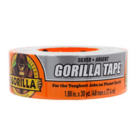 Gorilla 1.88 in. W x 30 yd. L Silver Duct Tape