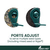 Perky-Pet Finch Plastic 2 in 1 Tube Bird Feeder 4 ports