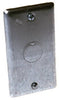 Raco Rectangle Steel 1 gang Box Cover