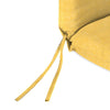 Jordan Manufacturing Yellow Polyester French Edge Chair Cushion 44 in. H X 22 in. W X 22 in. L (Pack of 4)