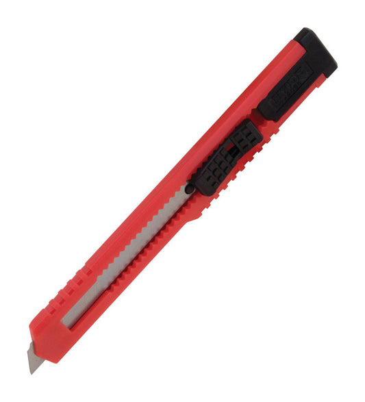 Hyde 8.25 in. Retractable Utility Knife Red (Pack of 10)