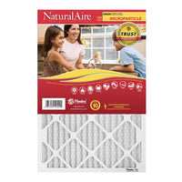 NaturalAire 14 in. W x 25 in. H x 1 in. D Synthetic 10 MERV Pleated Microparticle Air Filter (Pack of 6)