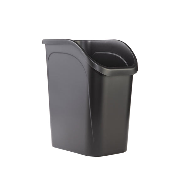 Rubbermaid Black 9-Gallon Under-Counter Wastebasket