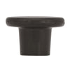 Amerock Allison Round Furniture Knob 1-1/4 in. Dia. 13/16 in. Black 1 pk (Pack of 25)