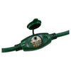 Projex Indoor or Outdoor 25 ft. L Green Triple Outlet Cord 14/3